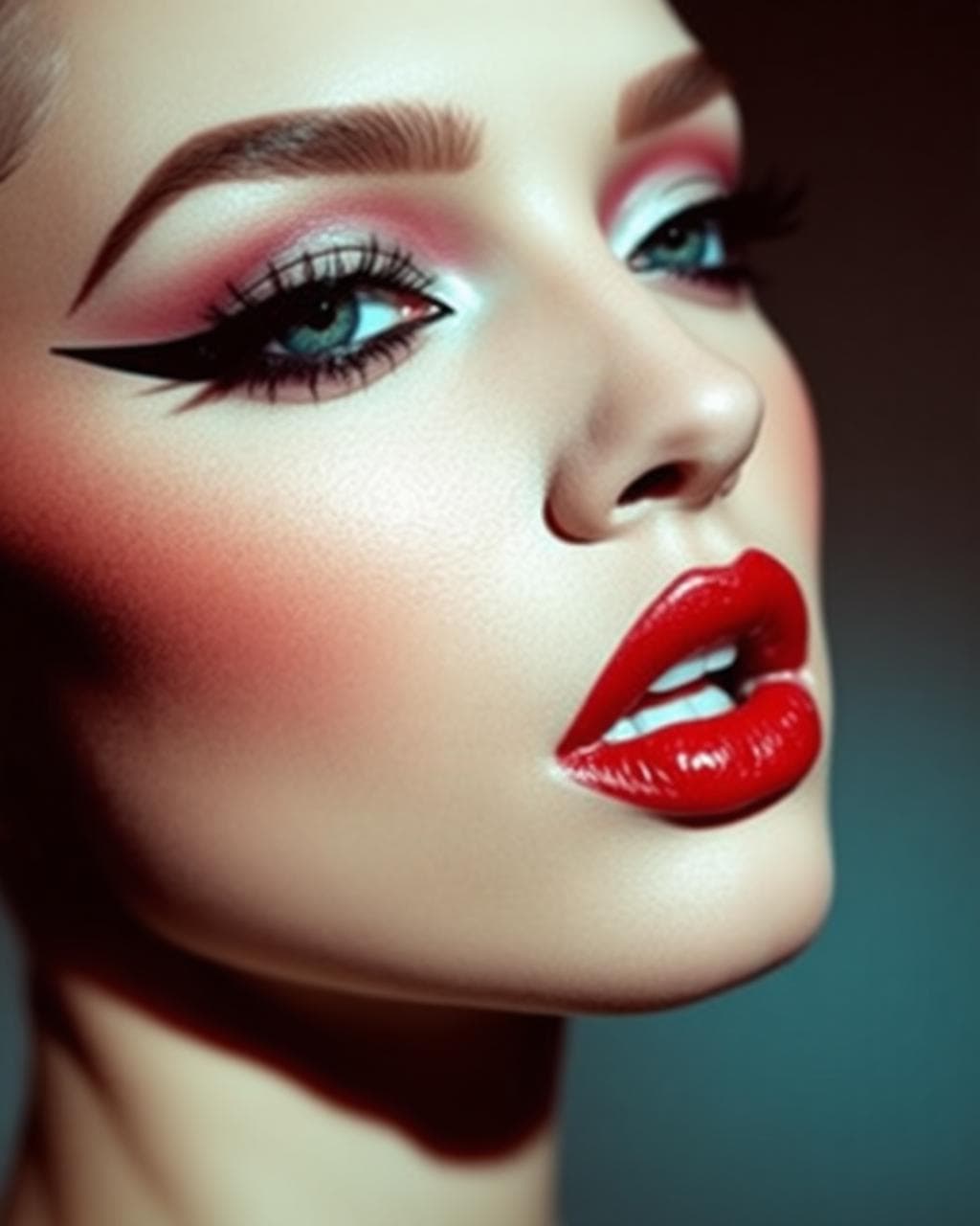 Instagram post — reception makeup