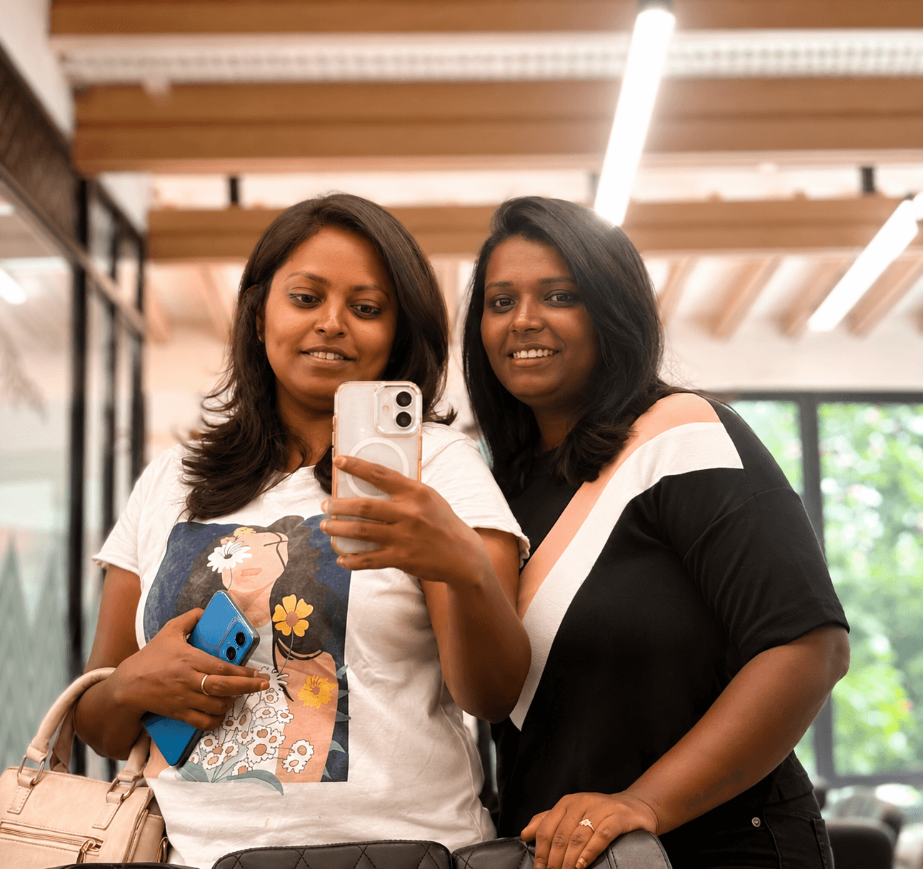 Viji — bridal makeup artist in her studio